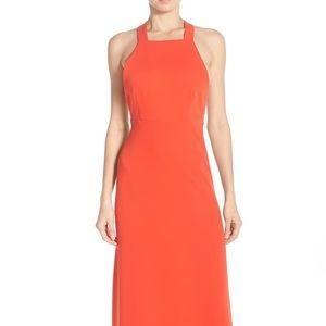 JILL STUART Orange Maxi Gown